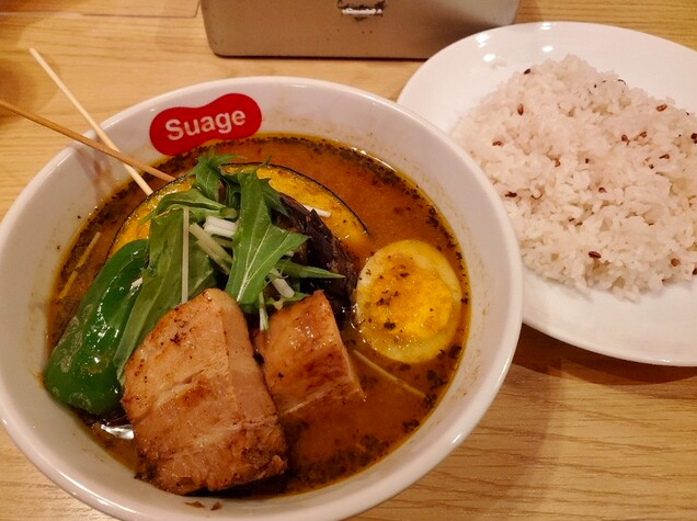 角煮と7種の野菜カレー
