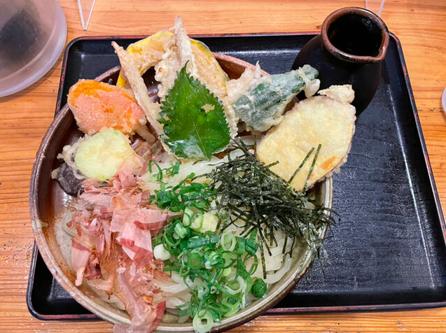 野菜天ぶっかけ
