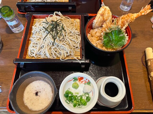 ざるとろ＋小天丼