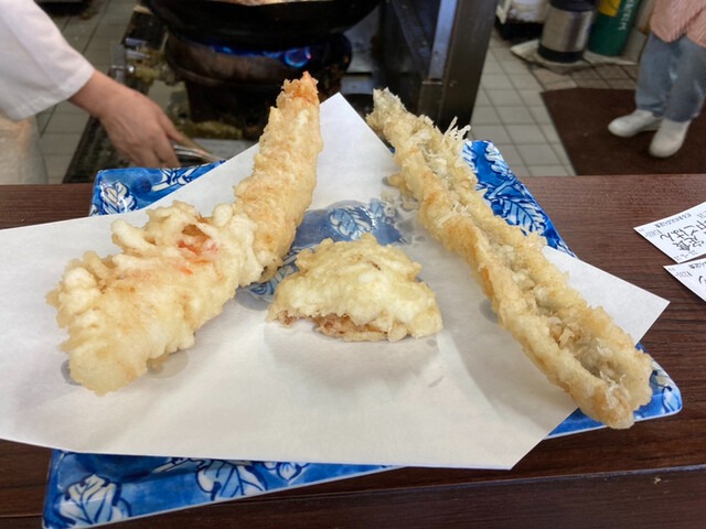 大エビ&穴子一本揚げ