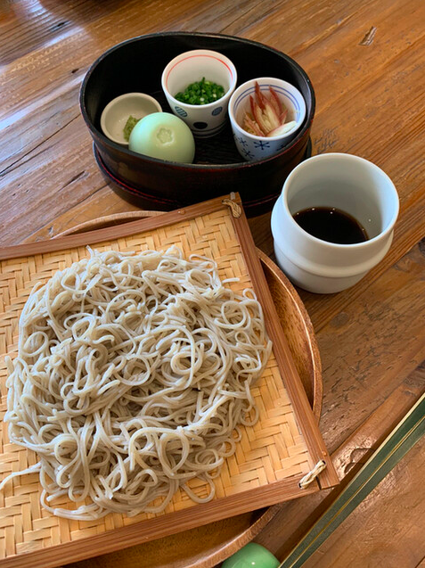手打ちのお蕎麦