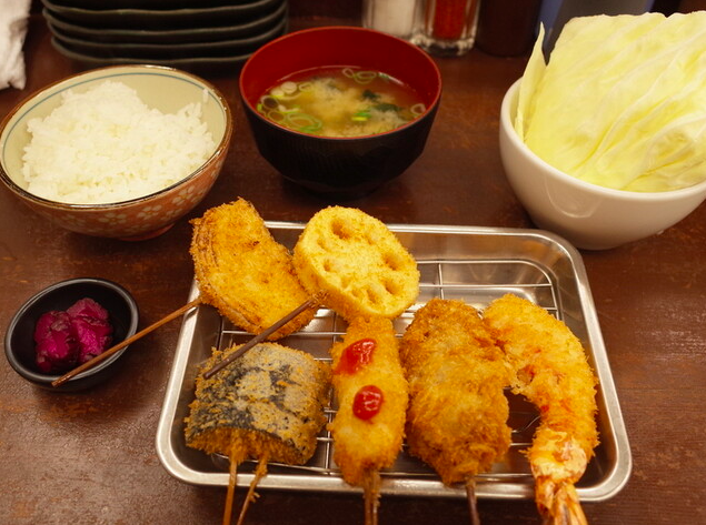 串カツさくら定食