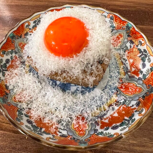 焼きおにぎり卵黄チーズ