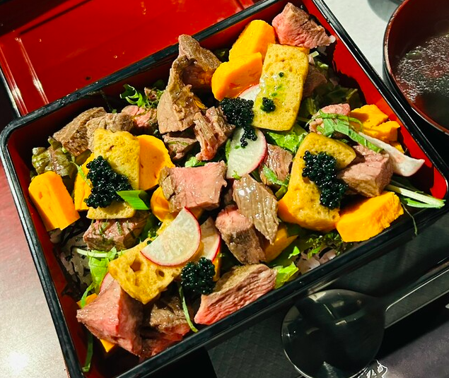 牛バラちらし肉重