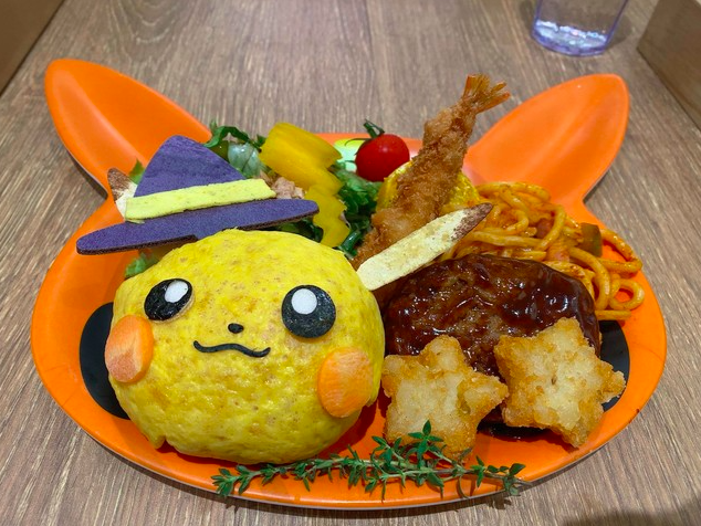 ピカチュウのハロウィンプレート