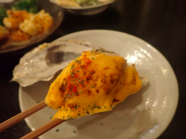 牡蠣オムレツ