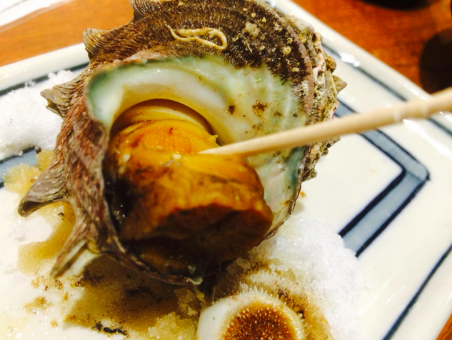 サザエのつぼ焼き