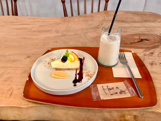 チーズケーキプレート+チャイラテ