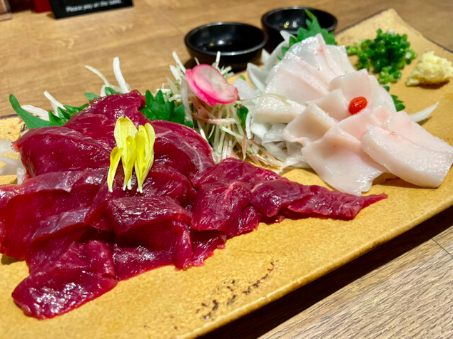 馬刺し2種