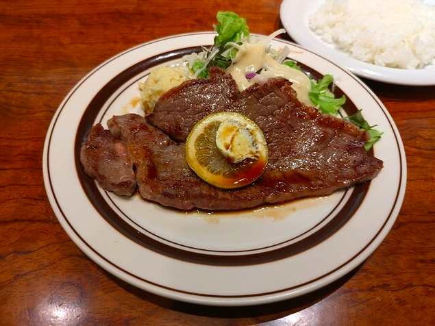 ビフテキランチ(牛ロース130g)