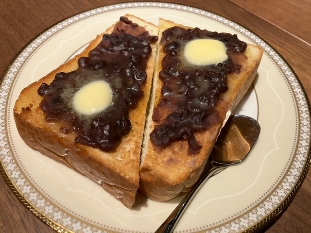 あんバタートースト
