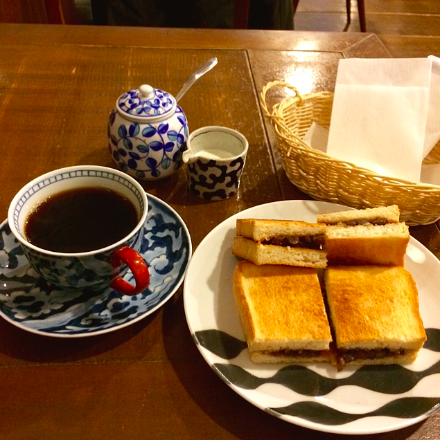 味わいブレンド、自家製あんトースト
