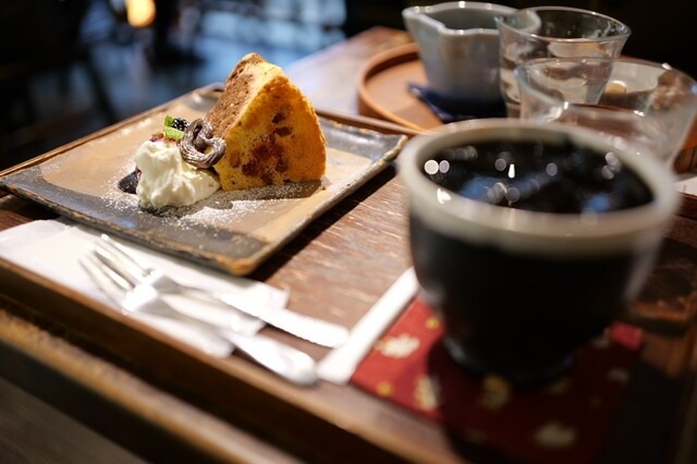 アイスコーヒー&ケーキ