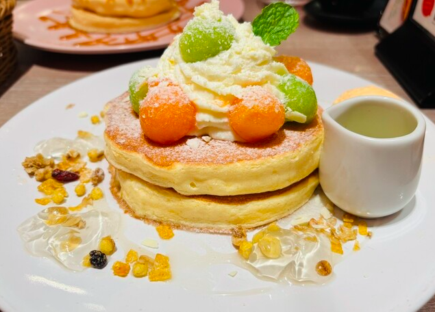 季節限定 メロンパンケーキ