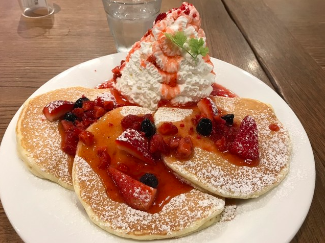 Wベリーミックスパンケーキ