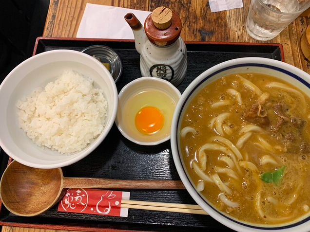 カレーうどん定食
