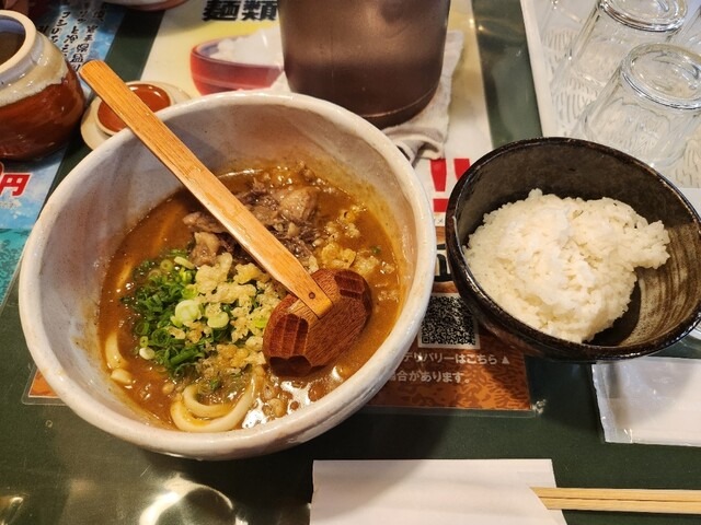 牛スジカレーうどん