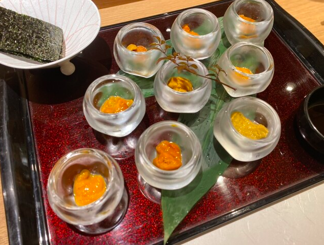 【名物】雲丹9種類食べ比べ