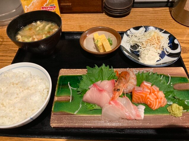 海鮮刺身定食