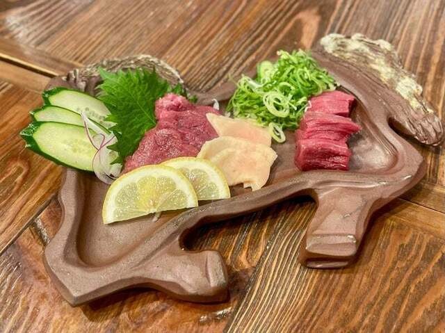 馬刺し3種盛り