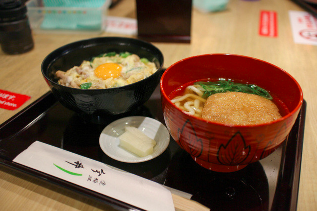 親子丼+小きつね