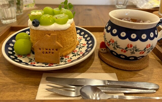 シフォンケーキ&紅茶