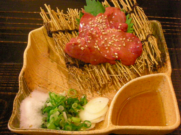 鶏肝のお造り