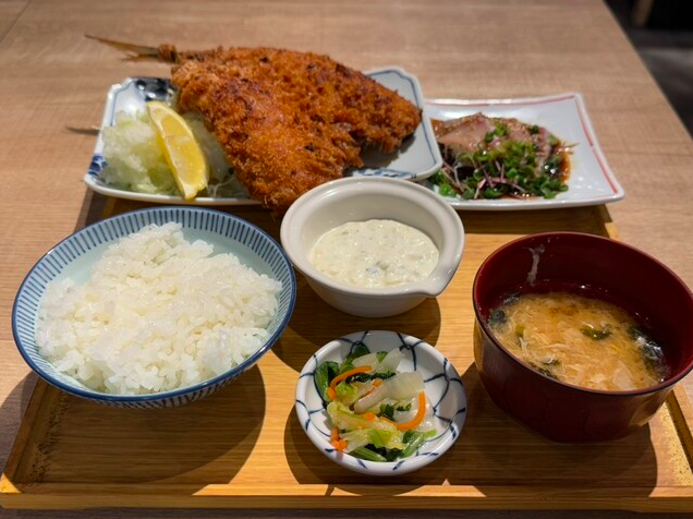 【ランチ限定】特大アジフライ定食