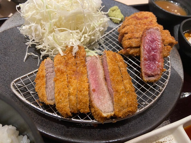 サーロインとロースの京玉膳