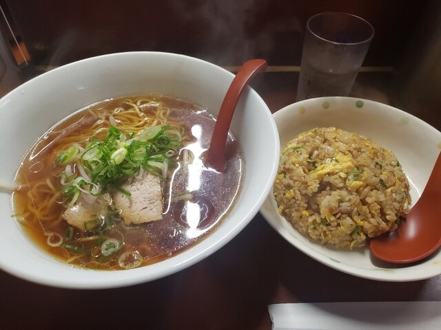 醤油ラーメン&チャーハン