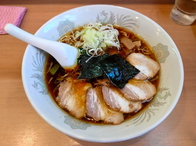ちゃあしゅうそば+ネギトッピング