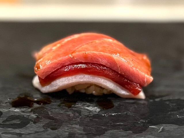 鮪のミルフィーユ