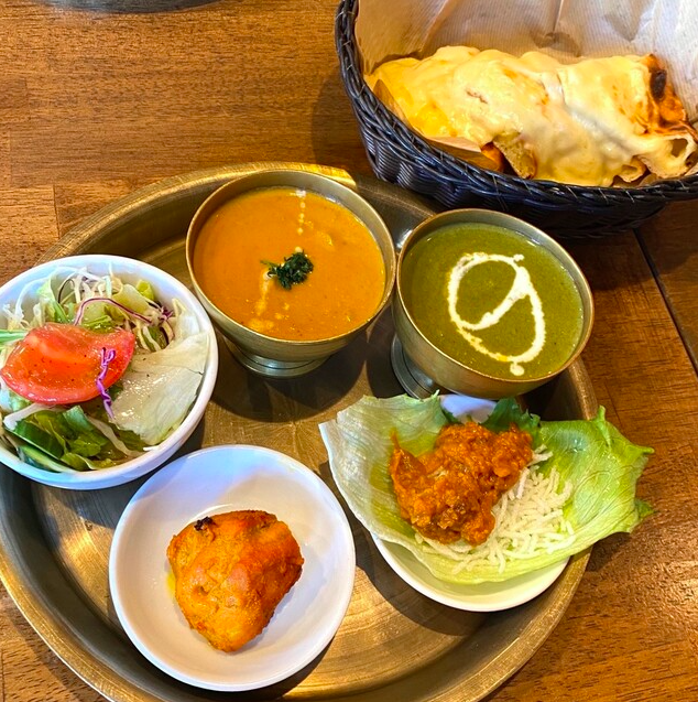プジャランチ (ナンをチーズナンに変更)