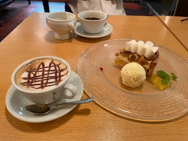 ラテ&ケーキ