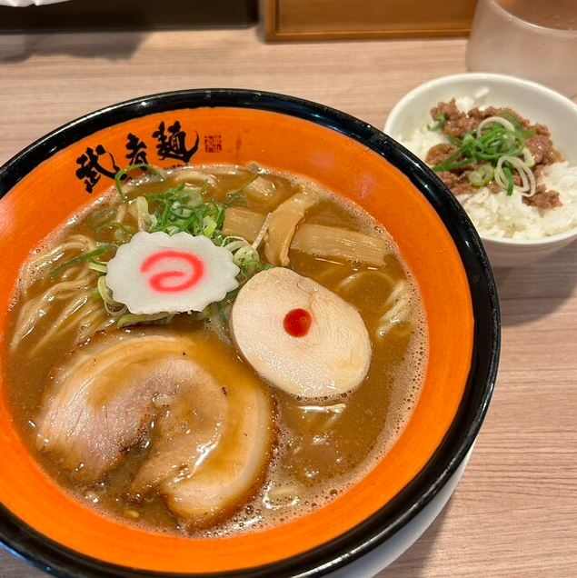 中華そば こってり+豚めし