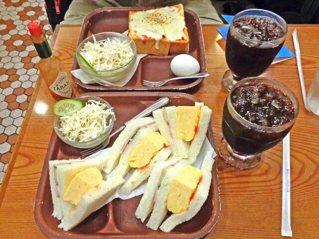 アイスコーヒー&ミックスサンド