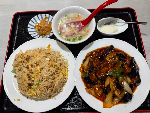 麻婆ナス炒飯セット