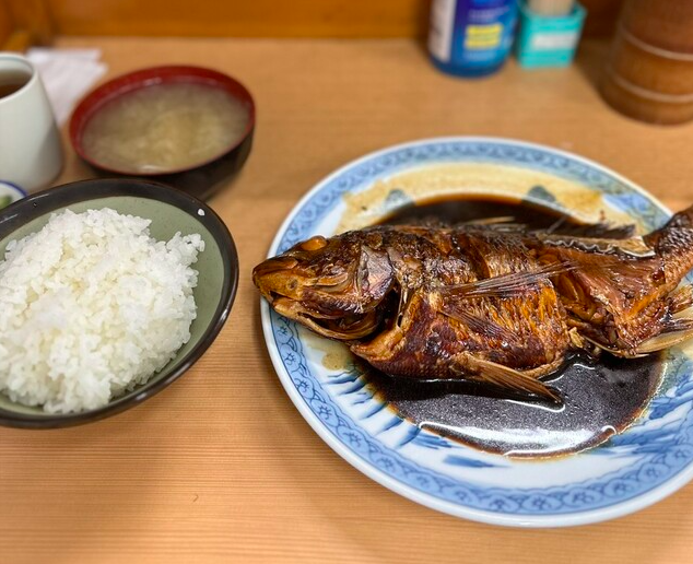 黒鯛 煮魚定食