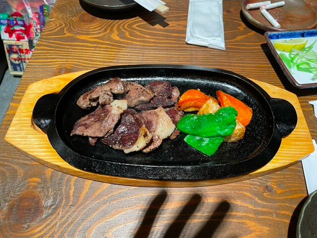 ヒグマの塩焼き