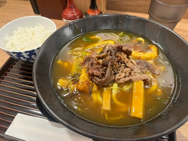 牛しぐれカレーうどん