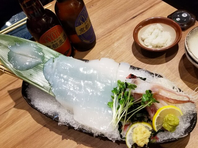 真イカ姿盛り