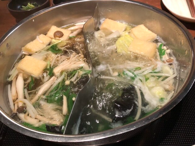豚しゃぶしゃぶコース(ゆず塩だし)