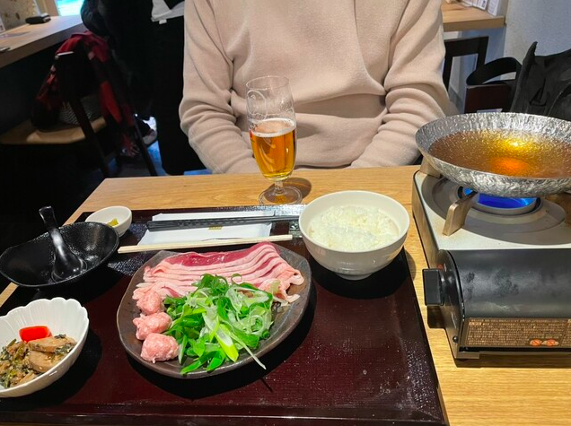 京鴨のしゃぶしゃぶ