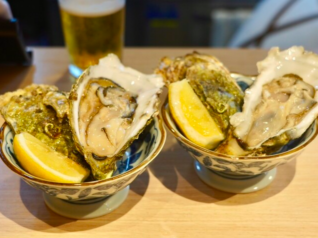 生牡蠣3種食べ比べ