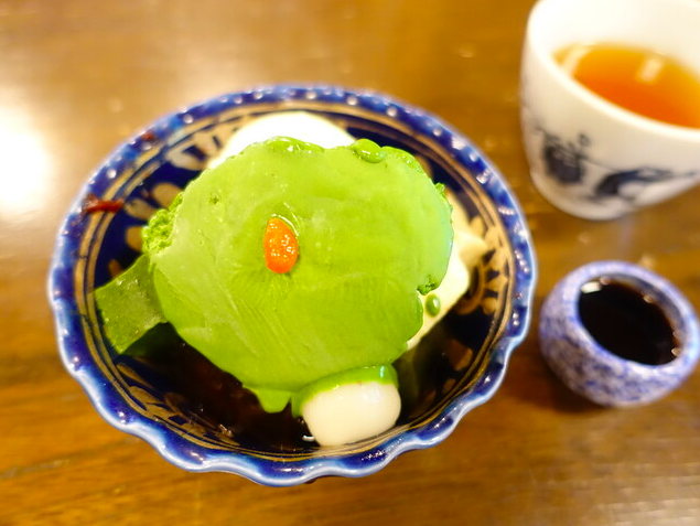 クリームあんみつ