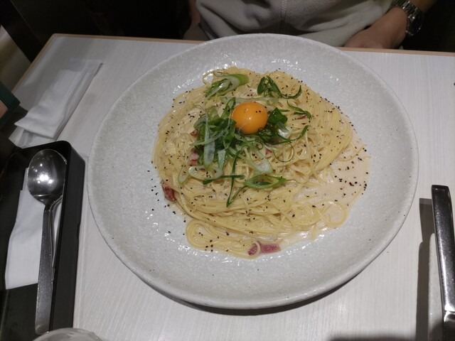 京風カルボナーラ