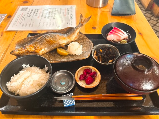 にしん一本焼き御膳