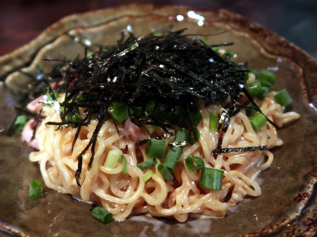 塩辛焼きそば
