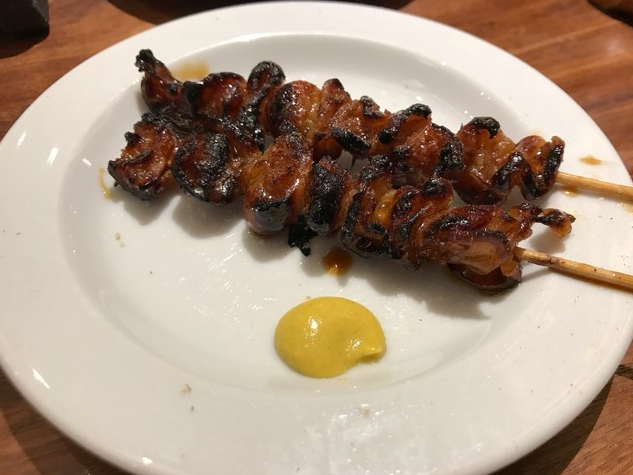 黒皮 (首皮のタレ焼き)