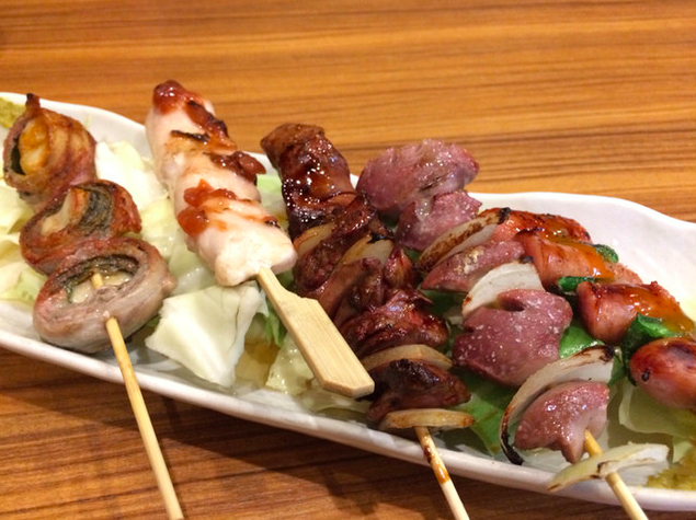 焼き鳥盛合せ
